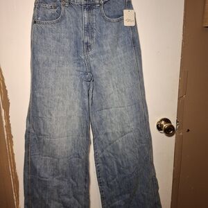 Classic Blue Denim Jeans Free People NWT